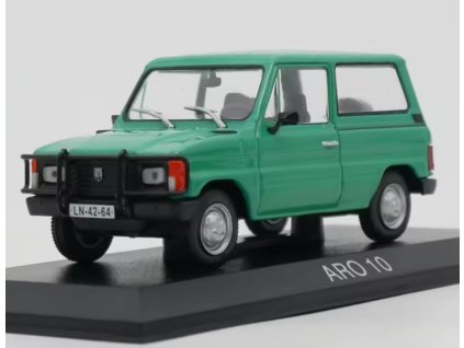 ARO 10 1:43 - DeAgostini Legendás automói časopis s modelem  ARO-10 - kovový model auta