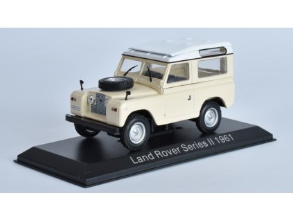 Land Rover Series II 1:43 - DeAgostini Legendás automói časopis s modelem  Land Rover Series II - kovový model