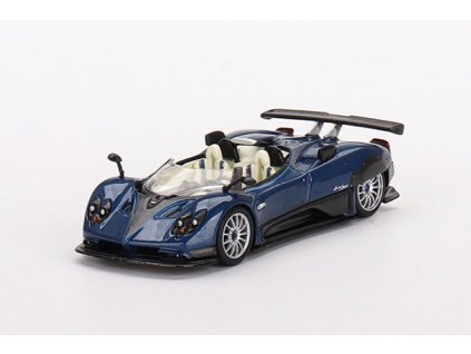 Pagani Zonda HP Barchetta Blue Tricolore 1:64 - MiniGT  Pagani Zonda - kovový model