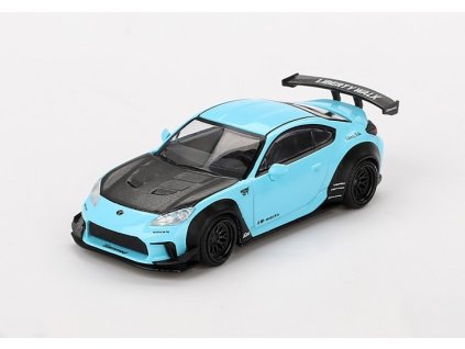 Toyota GR86 LB Nation Baby Blue 2023 RHD 1:64 - MiniGT  Toyota GR86 - kovový model