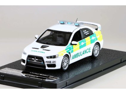Mitsubishi Lancer Evolution X Private Ambulance Service UK RHD 1:43 - VITESSE  Mitsubishi Lancer - kovový model