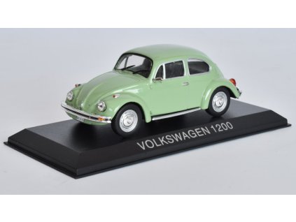 Volkswagen 1200 Brouk 1:43 - DeAgostini Legendás Autói časopis s modelem  VW 1200 Brouk - kovový model