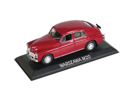 Warszawa M-20 1:43 - DeAgostini Legendás Autói časopis s modelem  Warszawa M-20 - kovový model