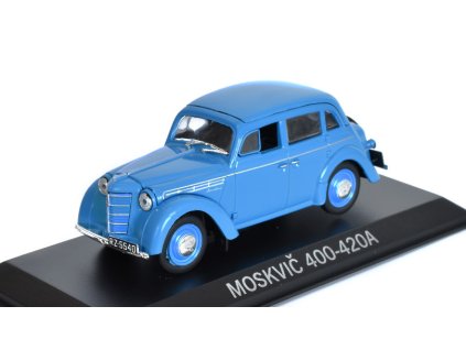 Moskvič 400-420A 1:43 - DeAgostini Legendás Autói časopis s modelem  Moskvič 400-420A - kovový model