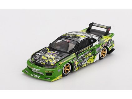 Nissan Silvia S15 LB-Super Silhouette Blistr RHD 1:64 - MiniGT  Nissan Silvia S15 - kovový model auta