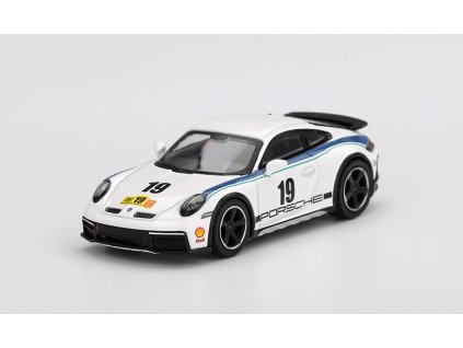 Porsche 911 Dakar Rallye Blistr 1:64 - MiniGT  Porsche 911 - kovový model auta 1:64