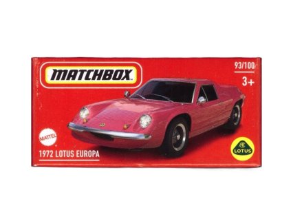 Lotus EUROPA 1972 1:64 - MATCHBOX  Lotus EUROPA - model auta