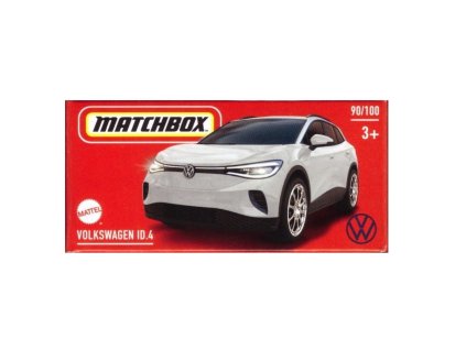 Volkswagen ID.4 bilý 1:64 - MATCHBOX  VW ID.4 - model auta