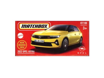 Opel Astra 2022 1:64 - MATCHBOX  Opel Astra - model auta