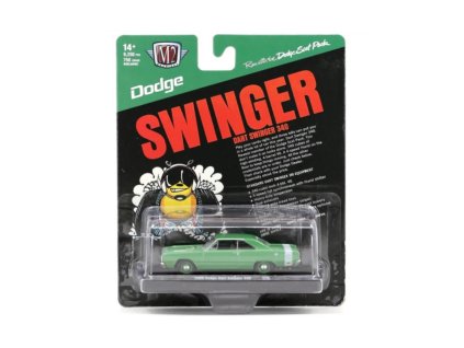 Dodge Dart Swinger 340 1969 zelený 1:64 - M2 Machines  Dodge Dart Swinger - kovový model
