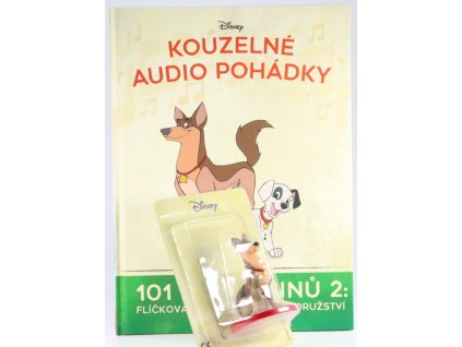 101 Dalmatinu 2 - kniha s figurkou Kouzelné Audio Pohádky Disney #89 - DeAgostini  101 Dalmatinu 2  - DeAgostini