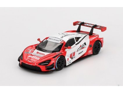 McLaren 720S GT3 EVO Pfaff Motorsports 1:64 - MiniGT  McLaren 720S - kovový model auta 1/64