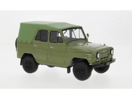 UAZ-469 1975 khaki 1:24 - WhiteBox  UAZ-469 - kovový model