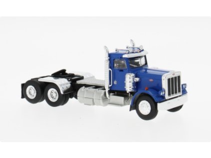 Peterbilt 359 tahač modrý 1:87 - Brekina  Peterbilt 359 - sběratelský model