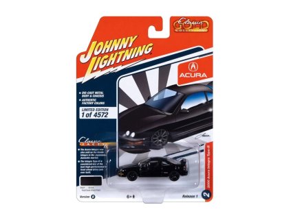 Acura Inregra Type-R 2000 černá 1:64 - Johnny Lightning  Acura Inregra - kovový model