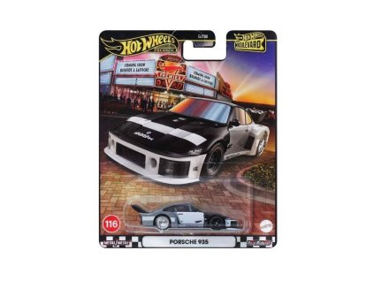 Porsche 935 šedá 1:64 - Hot Wheels  Porsche 935 - model auta