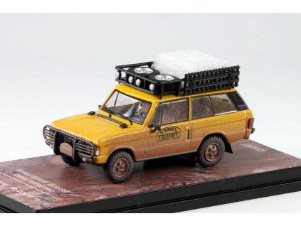 Range Rover Classic Camel Trophy 1982 zaprášený 1:64 - INNO Models  Land Rover Classic - kovový model