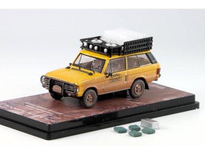 Range Rover Classic Camel Trophy 1982 zaprášený 1:64 - INNO Models BAZAROVÉ ZBOŽÍ  Land Rover Classic - kovový model