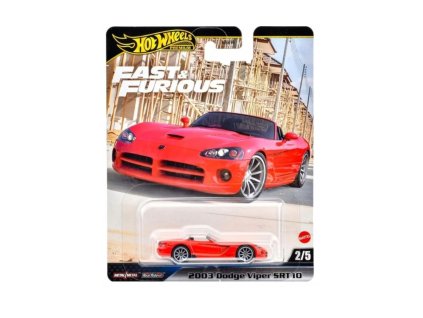 Dodge Viper SRT10 Fast & Furious 1:64 - Hot Wheels  Dodge Viper - model auta