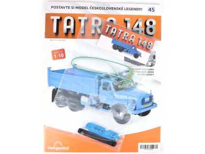 Tatra 148 1:10 - časopis #45 se stavebnicí DeAgostini  Tatra 148 - stavebnice DeAgostini