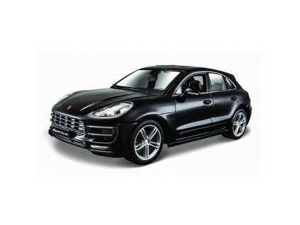 Porsche Macan 2015 BLACK 1:24 - Bburago  Porsche Macan - kovový model auta