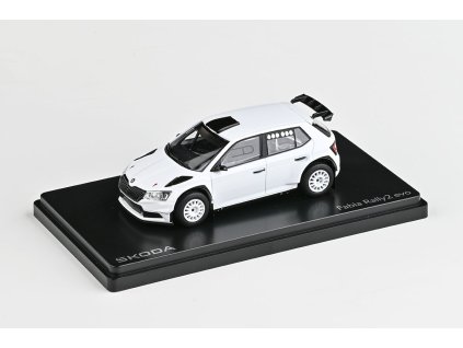 Škoda Fabia III FL Rally2 Evo (2019) 606E2g 1:43 - Abrex  Škoda Fabia III FL - kovový model
