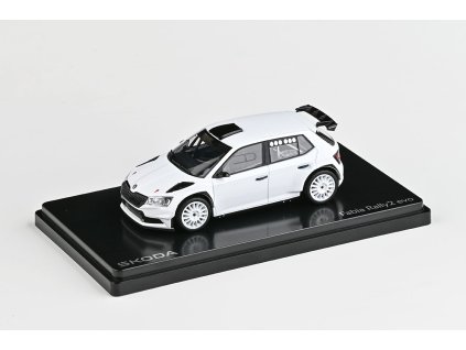 Škoda Fabia III FL Rally2 Evo (2019) 606E 1:43 - Abrex  Škoda Fabia III FL - kovový model