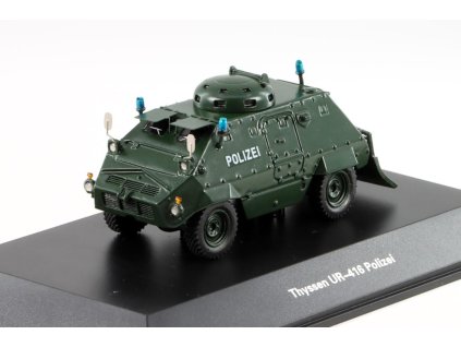 Thyssen UR-416 Police tmavě zelená 1:87 - BoS-Models  Thyssen UR 416 Polizei  - model auta