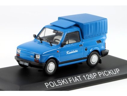 Polski Fiat 126P Pick-up 1:43 - Hachette časopis s modelem  Fiat 126P - kovový model