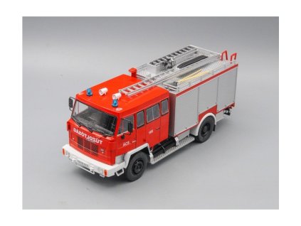 Csepel D-755 TU METZ Hasiči 1:43 - Legendární náklaďáky PRL-u časopis s modelem #122  Csepel D-755 TU METZ - kovový model