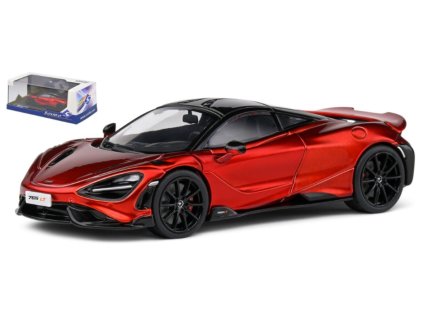 McLaren 765LT V8 2020 červená 1:43 - Solido  McLaren 765 - kovový model
