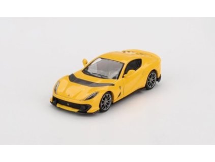 Ferrari 812 žluta 1:64 - BBR Models  Ferrari 812 - kovový model auta 1/64