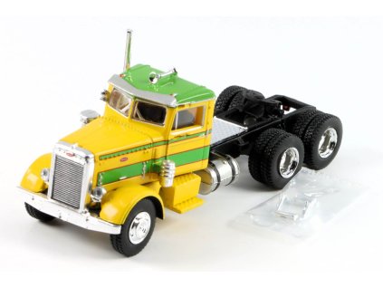 Peterbilt 281  žlutá/zelená 1:87 - Brekina  Peterbilt 281 - sběratelský model