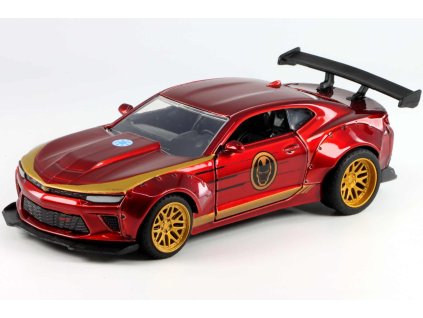 Chevrolet Camaro SS 2016 Iron Man 1:32 - Jada Toys  Chevrolet Camaro - kovový model