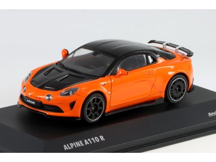 Renault Alpine A110 Radicale Coupe 2023 oranžová 1:43 - Solido  Renault Alpine - kovový model