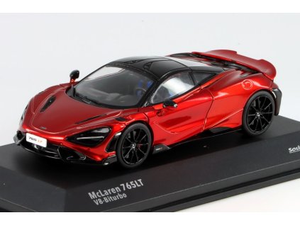 McLaren 765LT V8 2020 červená 1:43 - Solido BAZAROVÉ ZBOŽÍ  McLaren 765 - kovový model