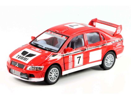 Mitsubishi Lancer Evolution VII WRC #7 1:36 -Kinsmart  Mitsubishi Lancer Evolution - kovový model