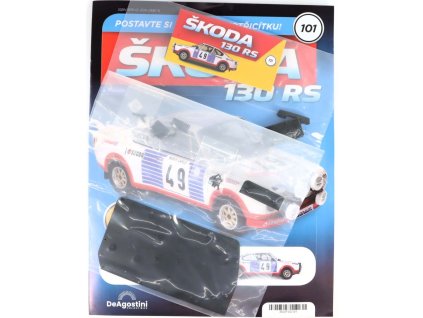 Škoda 130 RS 1:8 - časopis #101 se stavebnicí  Škoda 130 RS 1:8 - časopis #100 se stavebnicí