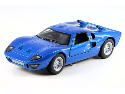 Ford GT40 MKII 1966 modrá 1:32 - Kinsmart  Ford GT40 - kovový model
