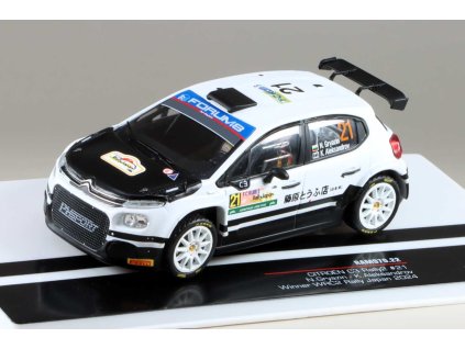 Citroen C3 Rally2 #21 WRC2 Rally Japan 2024 1:43 - IXO Models  Citroen C3 - kovový model