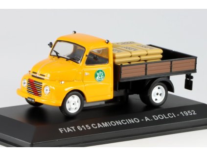 Fiat 615 Camioncino A.Dolci 1952 1:43 - Hachette časopis s modelem  Fiat 615 - kovový model