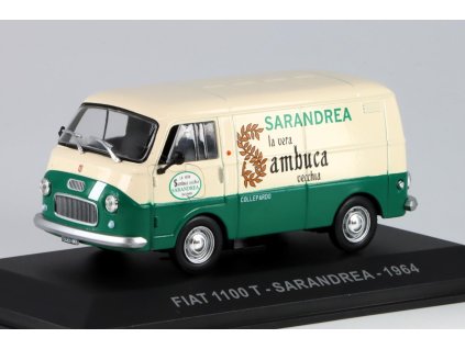 FIAT 1100 T Sarandrea 1964 1:43 -  DeAgostini časopis s modelem  FIAT 1100T - kovový model