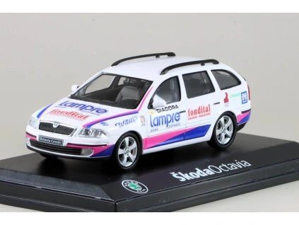 Škoda Octavia Combi Lampre 1:43 - Abrex  Škoda Octavia - kovový model