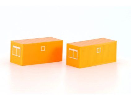 Sada kontejnerů 2 ks 1:87 - Herpa  Sada kontejnerů - sběratelský model