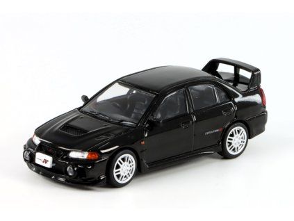 Mitsubishi Lancer Evolution IV černá 1:64 - POP RACE  Mitsubishi Lancer - kovový model