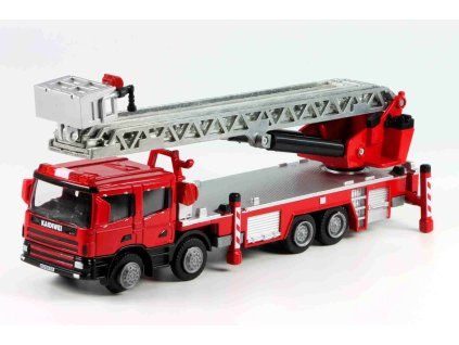 Dx2 Ladder Fire Engine Hasiči 1:50 - Tiny Toys  Dx2 Ladder Fire - kovový model