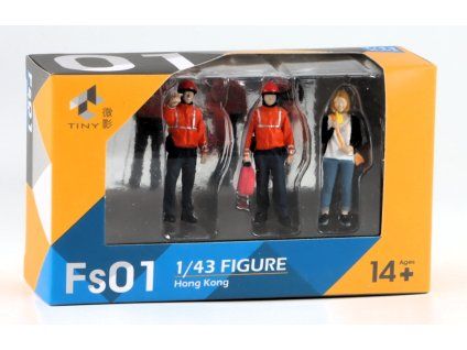 Sada figurek 3 kus 1:43 - Tiny Toys  Miniaturní figurky