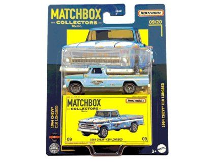 Chevrolet C10 LONGBED 1964 1:64 - MATCHBOX  Chevy C10 - kovový model