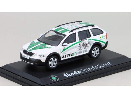 Škoda Octavia II Combi Scout 2007 ACTIVE DRIVE 1:43 - Abrex SOUKROMÝ INZERAT  Škoda Octavia 2 Combi Scout 2007 - kovová model
