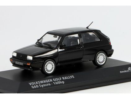 Volkswagen Golf Rallye 1989 G60 Syncro černá 1:43 - Solido  VW Golf - kovový model